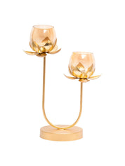 Lotus Mercury Candle Holder Set