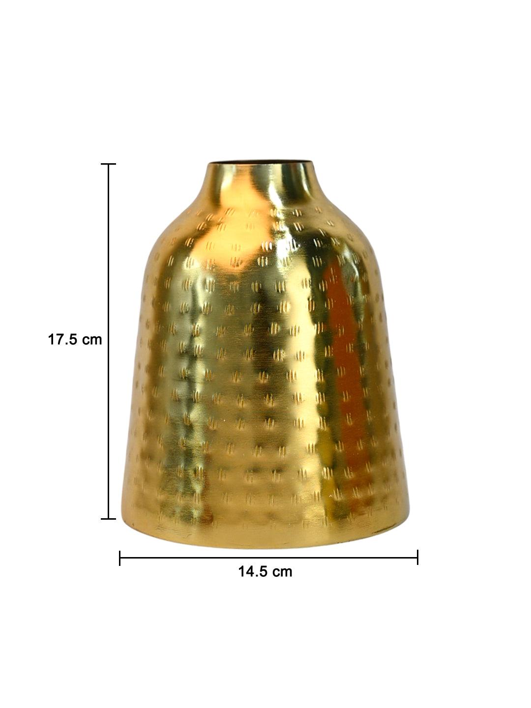 Golden Mason Shape Vase