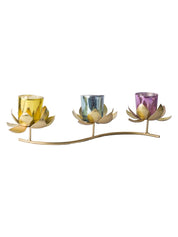 Lotus Mercury Votive Holder Set of 3