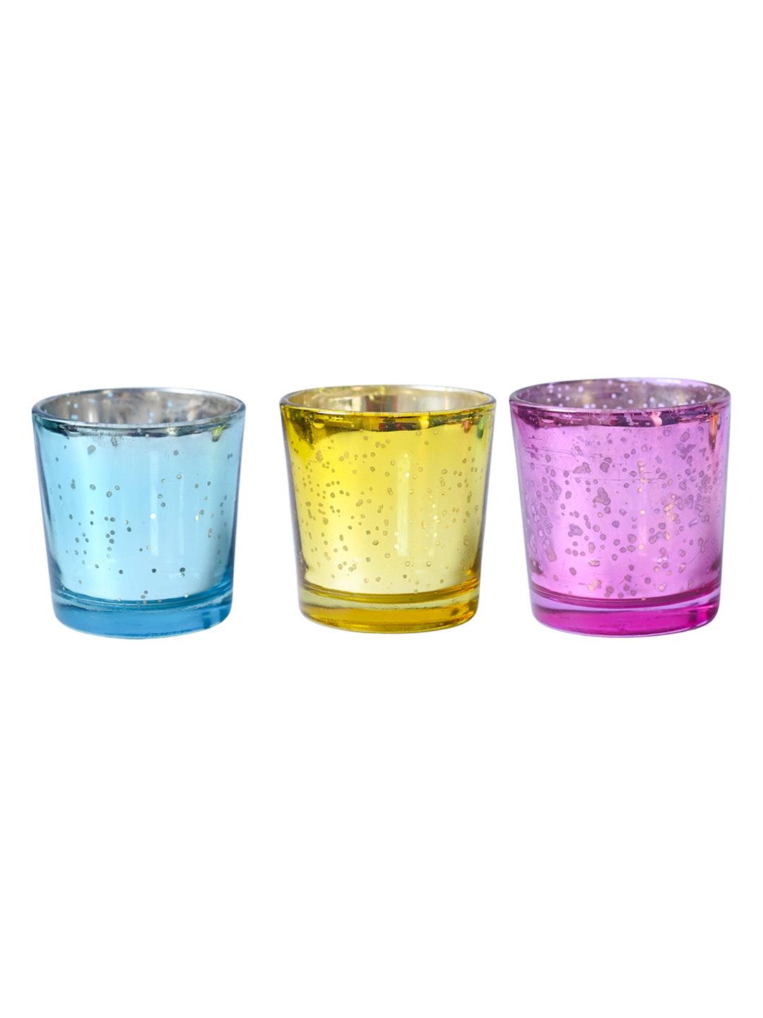 Lotus Mercury Votive Holder Set of 3