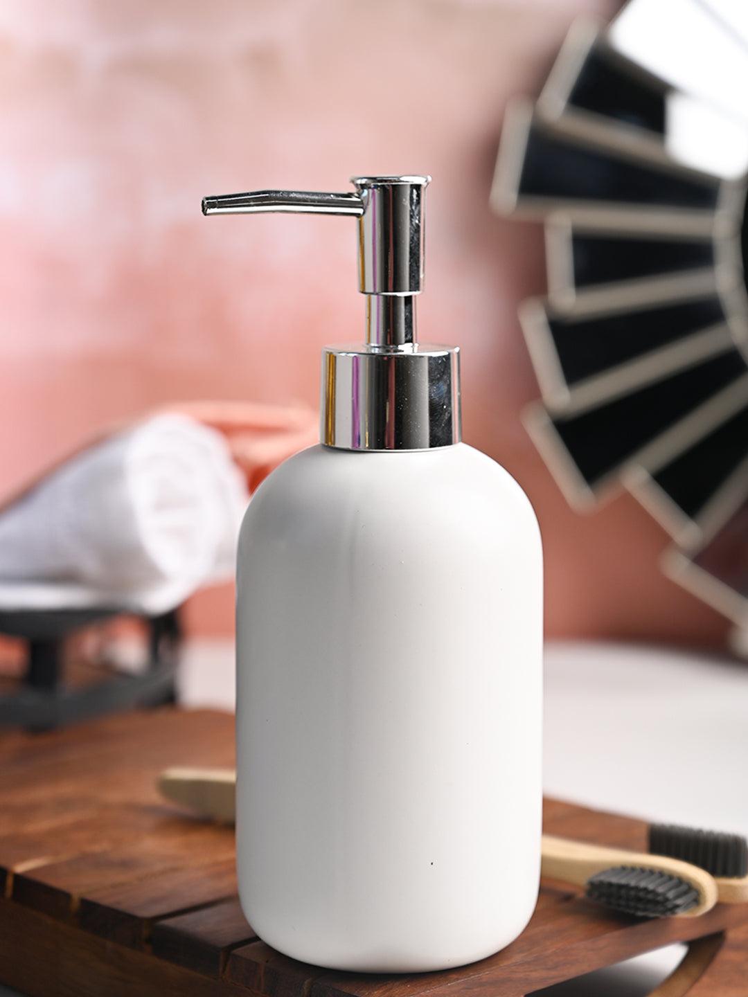 White Soap Dispenser