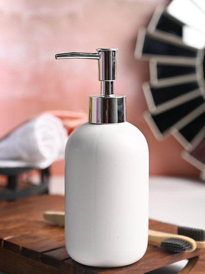 White Soap Dispenser