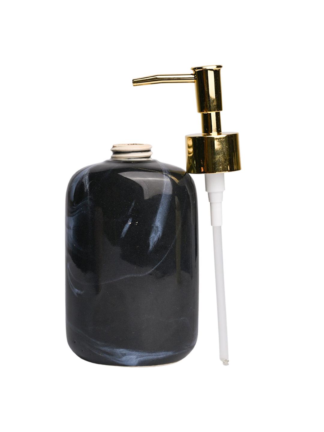 Dark Grey Marble Soap Dispenser