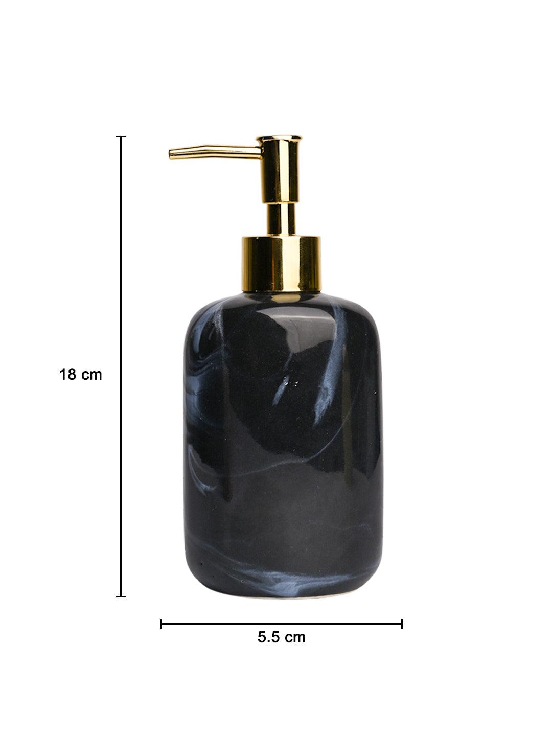 Dark Grey Marble Soap Dispenser