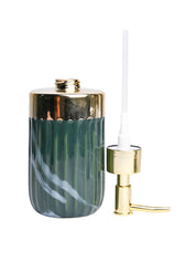 Golden Ribbed Soap Dispenser