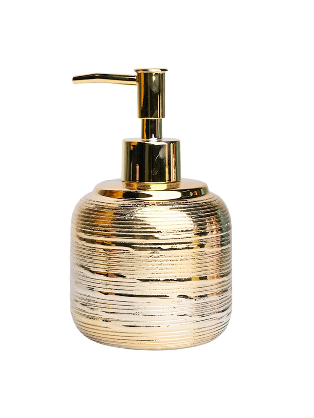 Golden Spiral Soap Dispenser