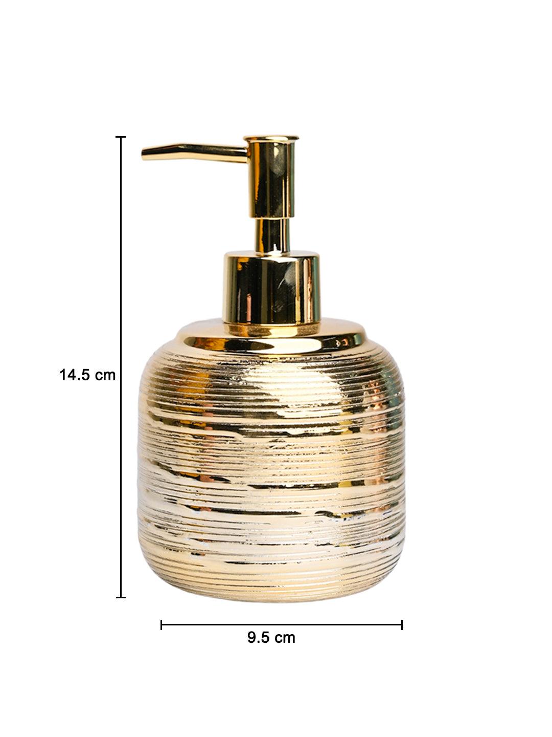 Golden Spiral Soap Dispenser