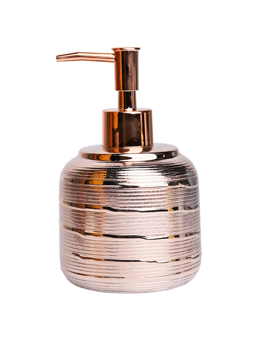 Rose Gold Spiral Soap Dispenser