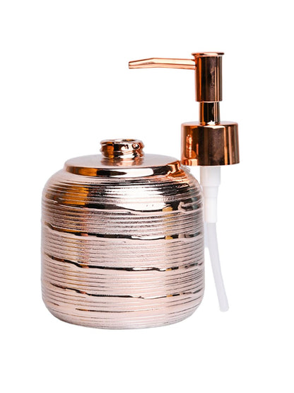 Rose Gold Spiral Soap Dispenser