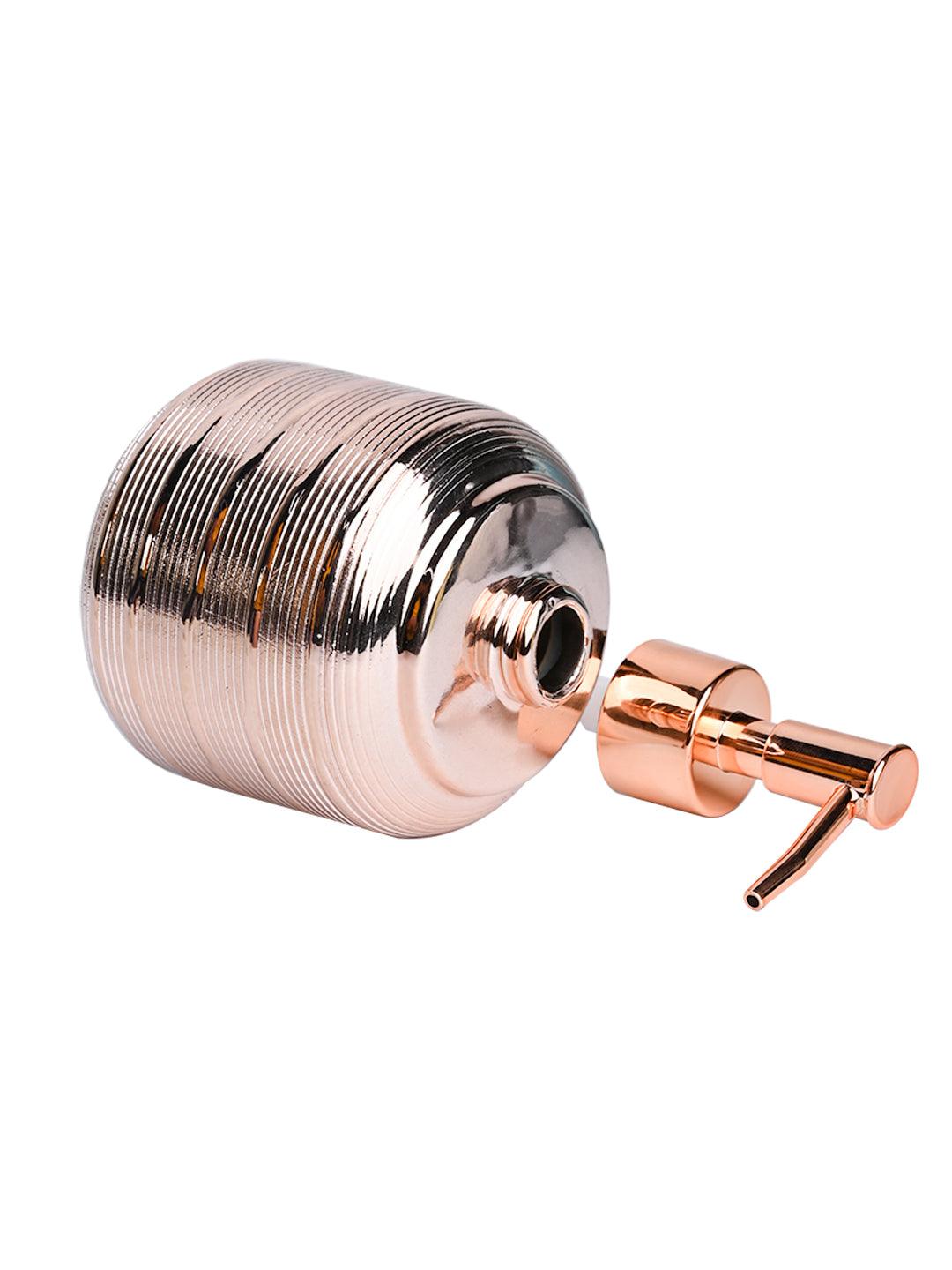Rose Gold Spiral Soap Dispenser