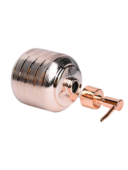 Rose Gold Spiral Soap Dispenser