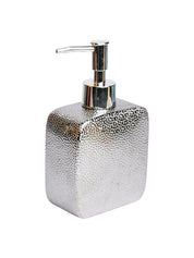 Silver Embossed Soap Dispenser