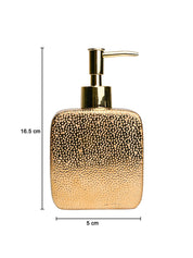 Golden Embossed Soap Dispenser