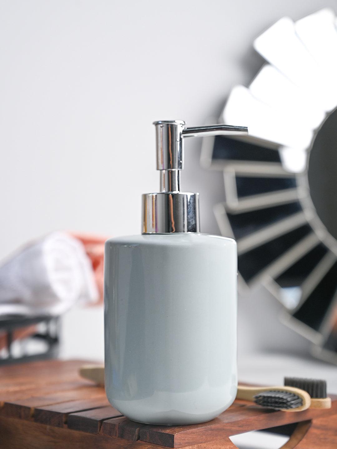 Light Blue Soap Dispenser