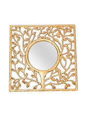 Golden Wall Mirror - Set of 3