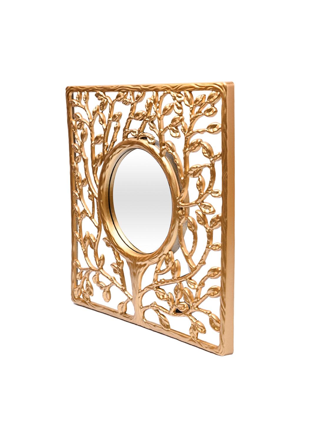 Golden Wall Mirror - Set of 3