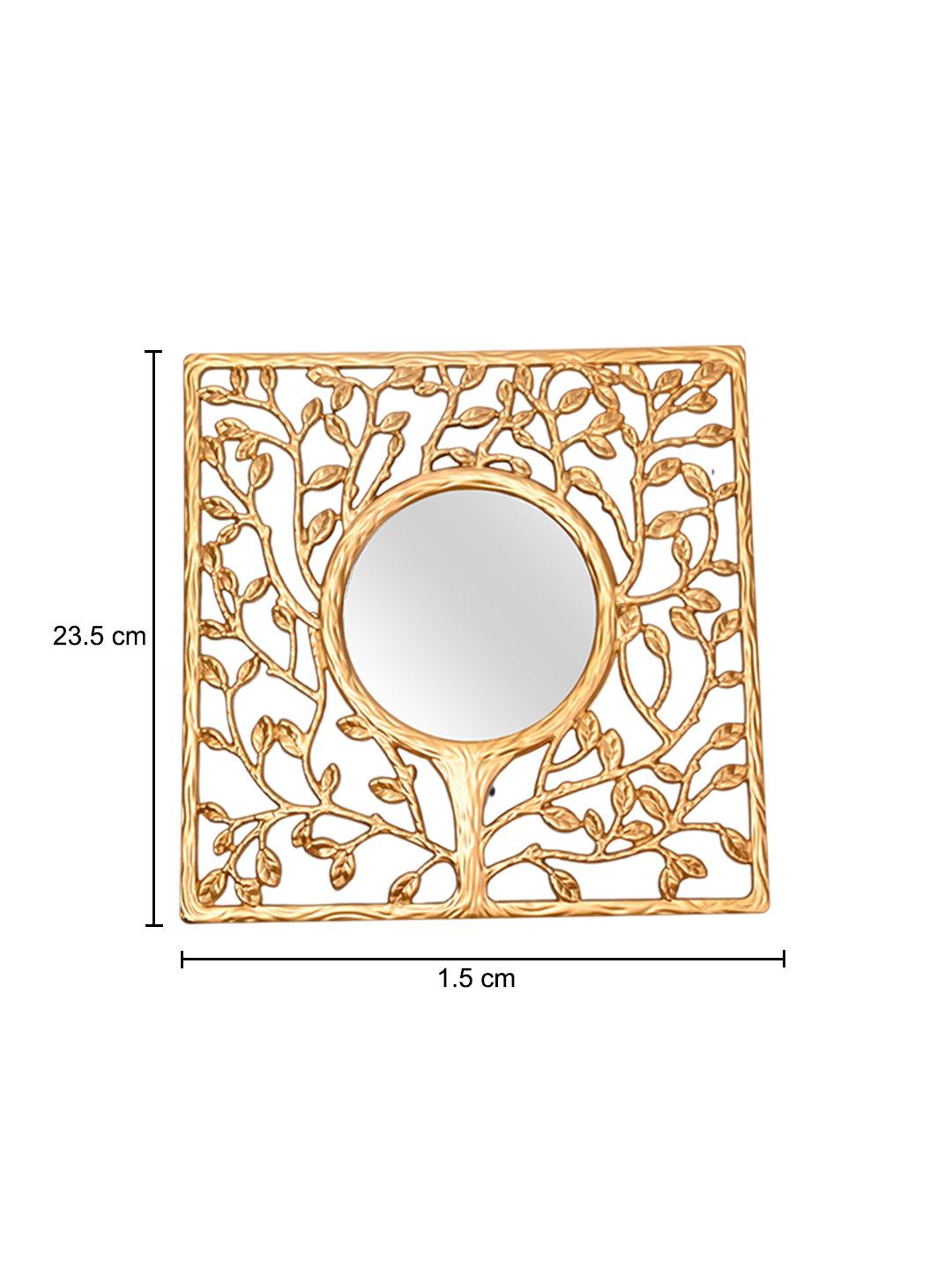 Golden Wall Mirror - Set of 3