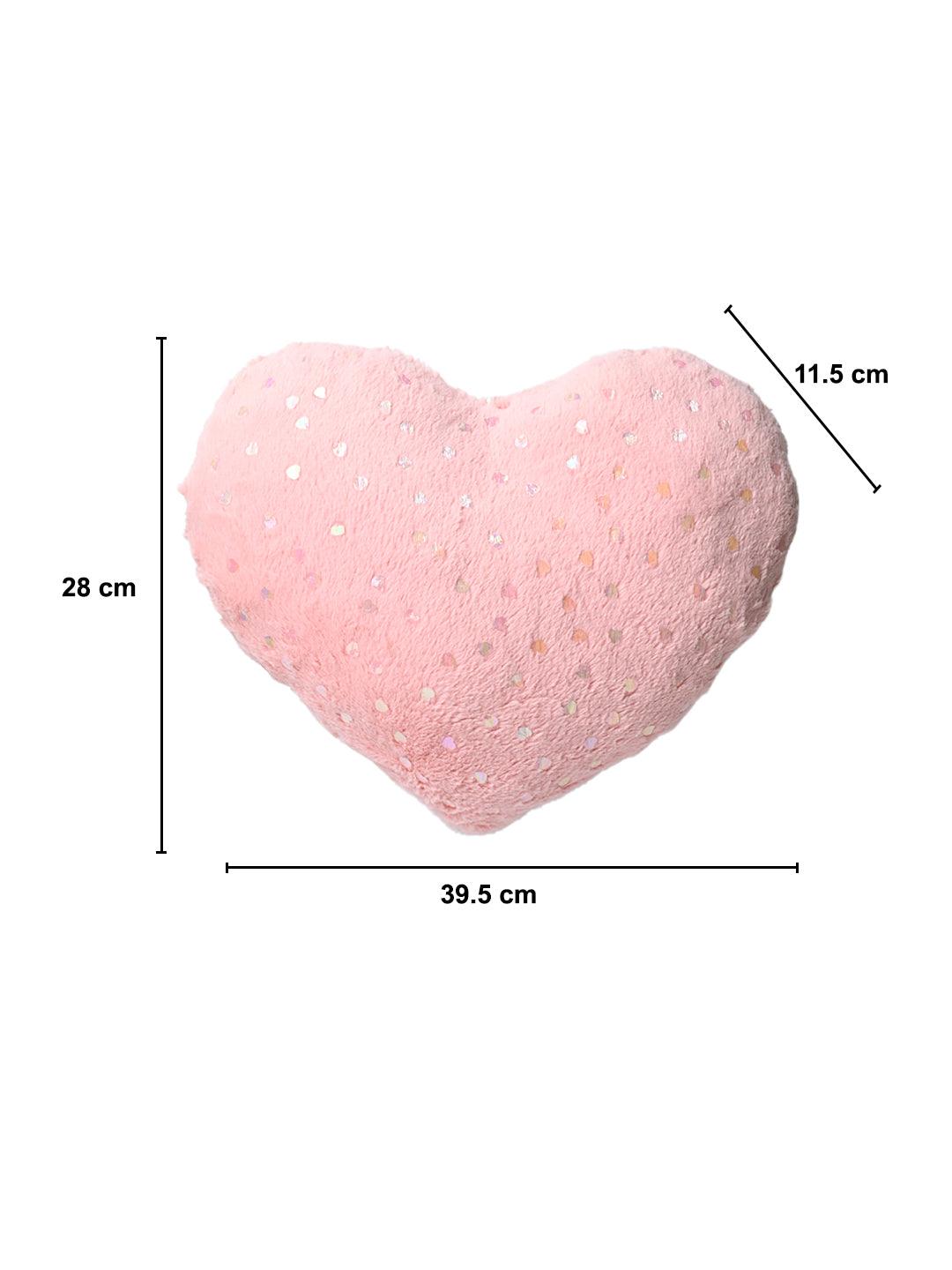 Pink Heart Soft Toy - 28CM