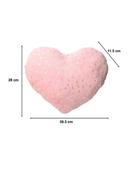 Pink Heart Soft Toy - 28CM