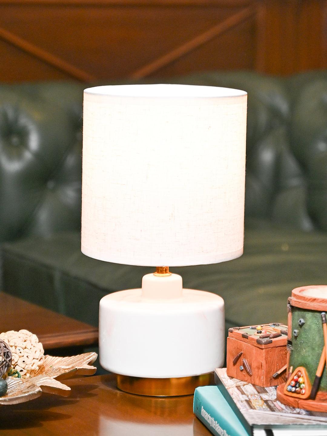 Off White Table Lamp