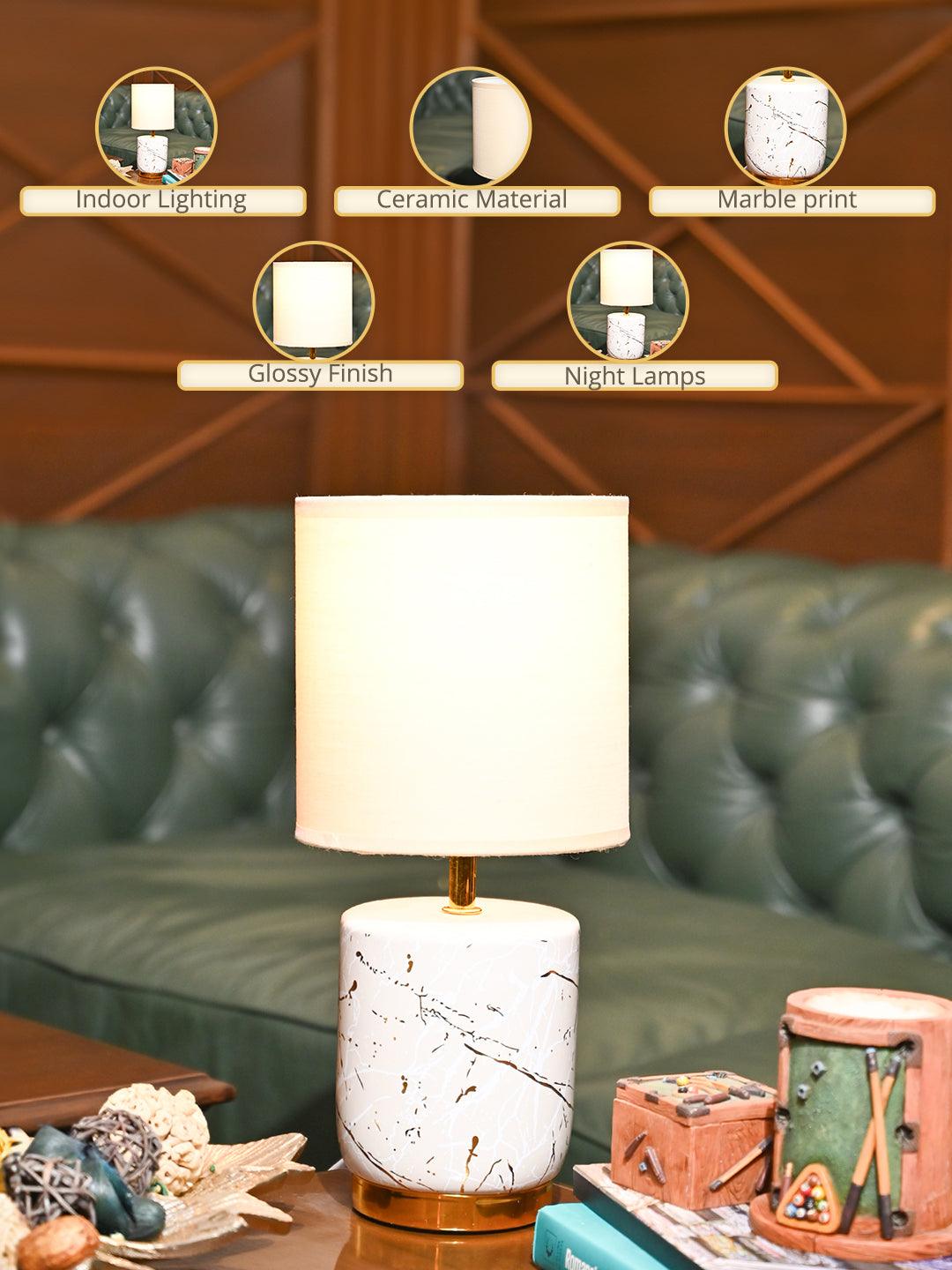 Beige Table Lamp