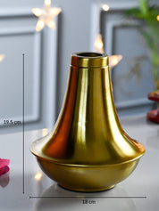 Surahi Shaped Metal Vase