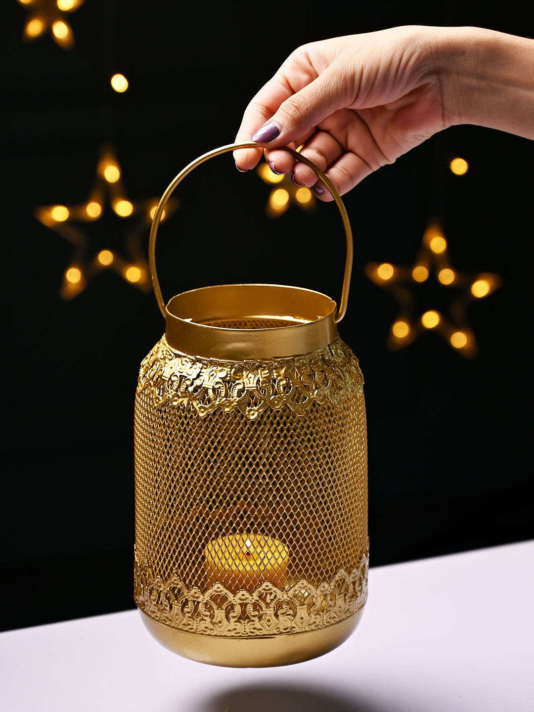 Golden Flower Lantern