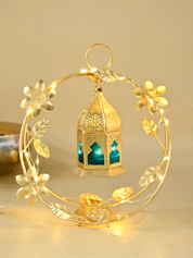 Golden Wreath Lantern