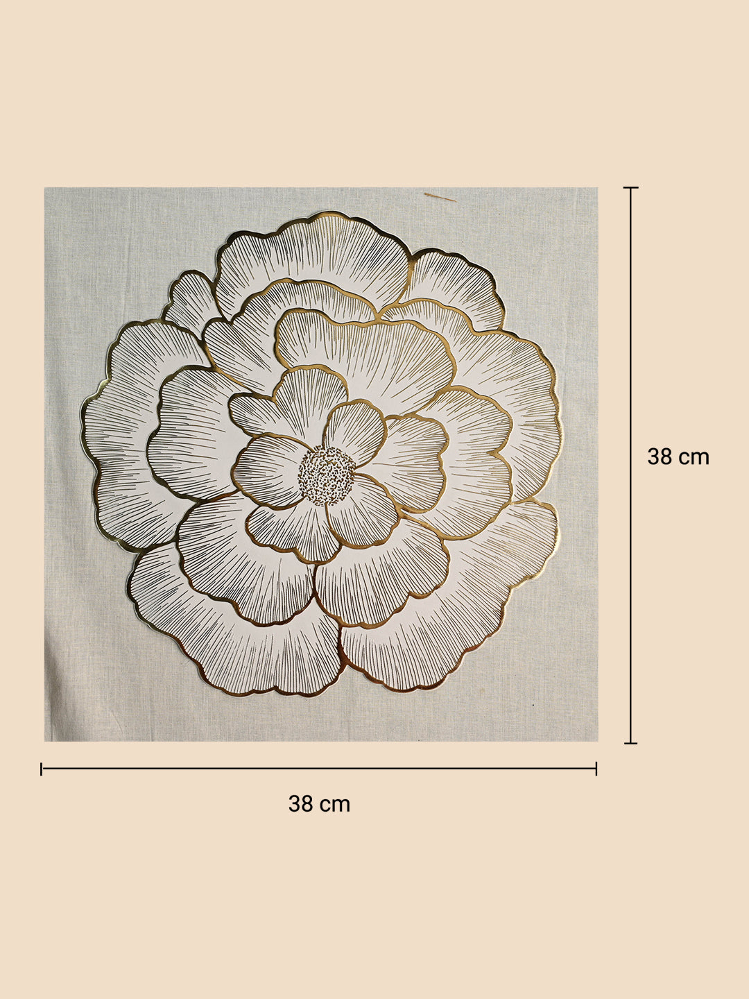 Golden Flora Placemat Set of 2