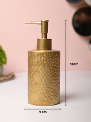 Ceramic Golden Soap Dispenser - 330mL