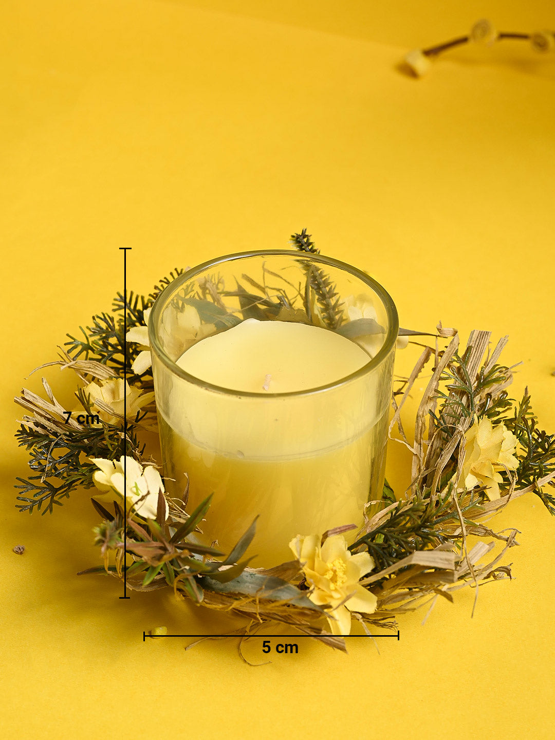 Small Lemon Rain Fragrance Candle