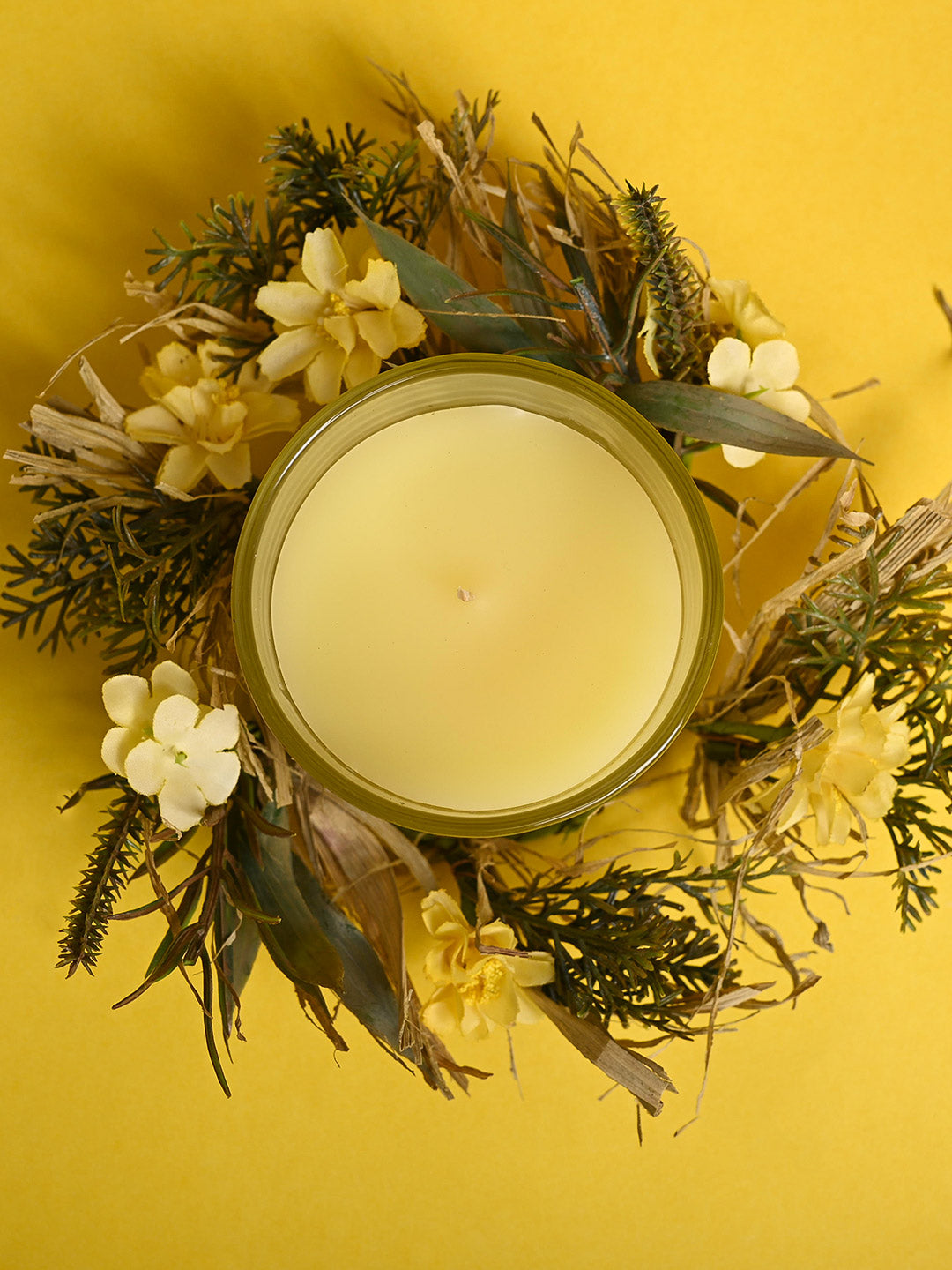 Large Lemon Rain Fragrance Candle