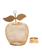 Golden Apple T-Light Holder