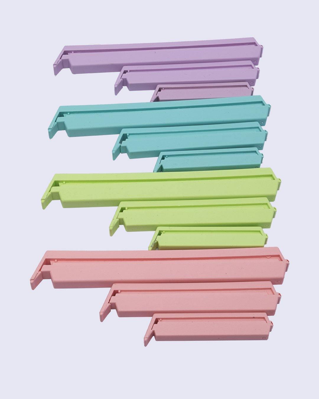 Multicolor Plastic Bag Clips