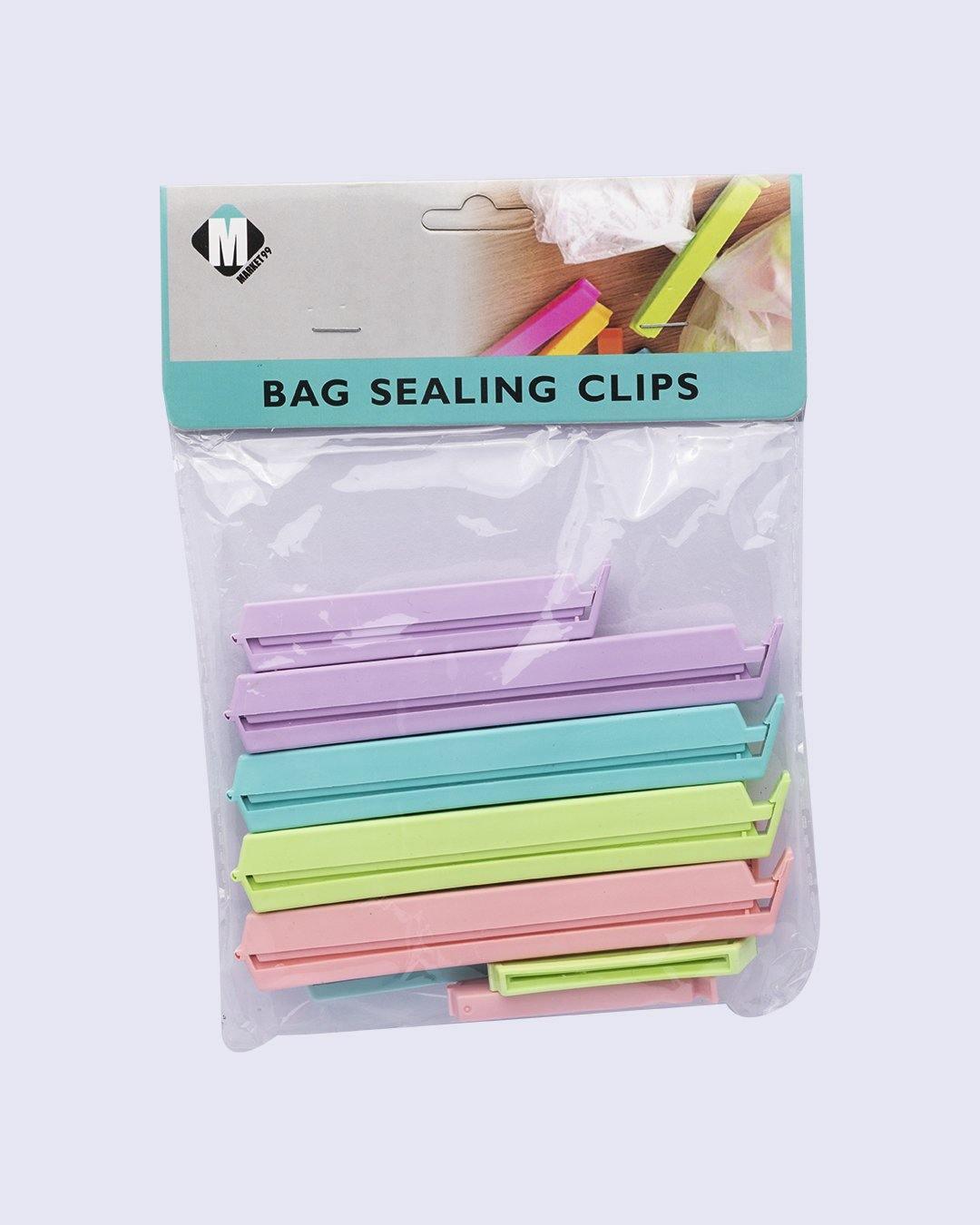 Multicolor Plastic Bag Clips