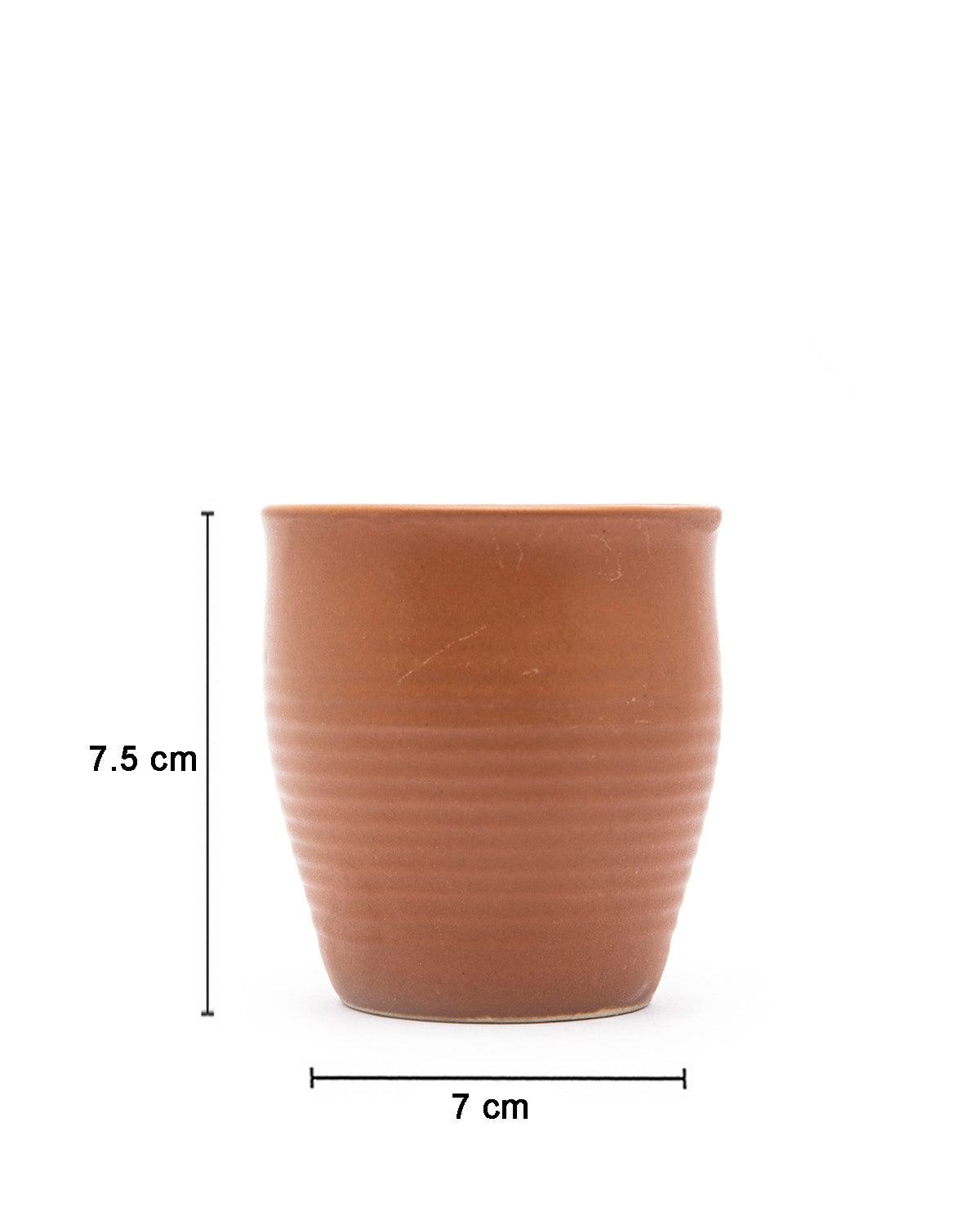 Terracotta Indian Kulhads ( Mugs ) - Set of 6