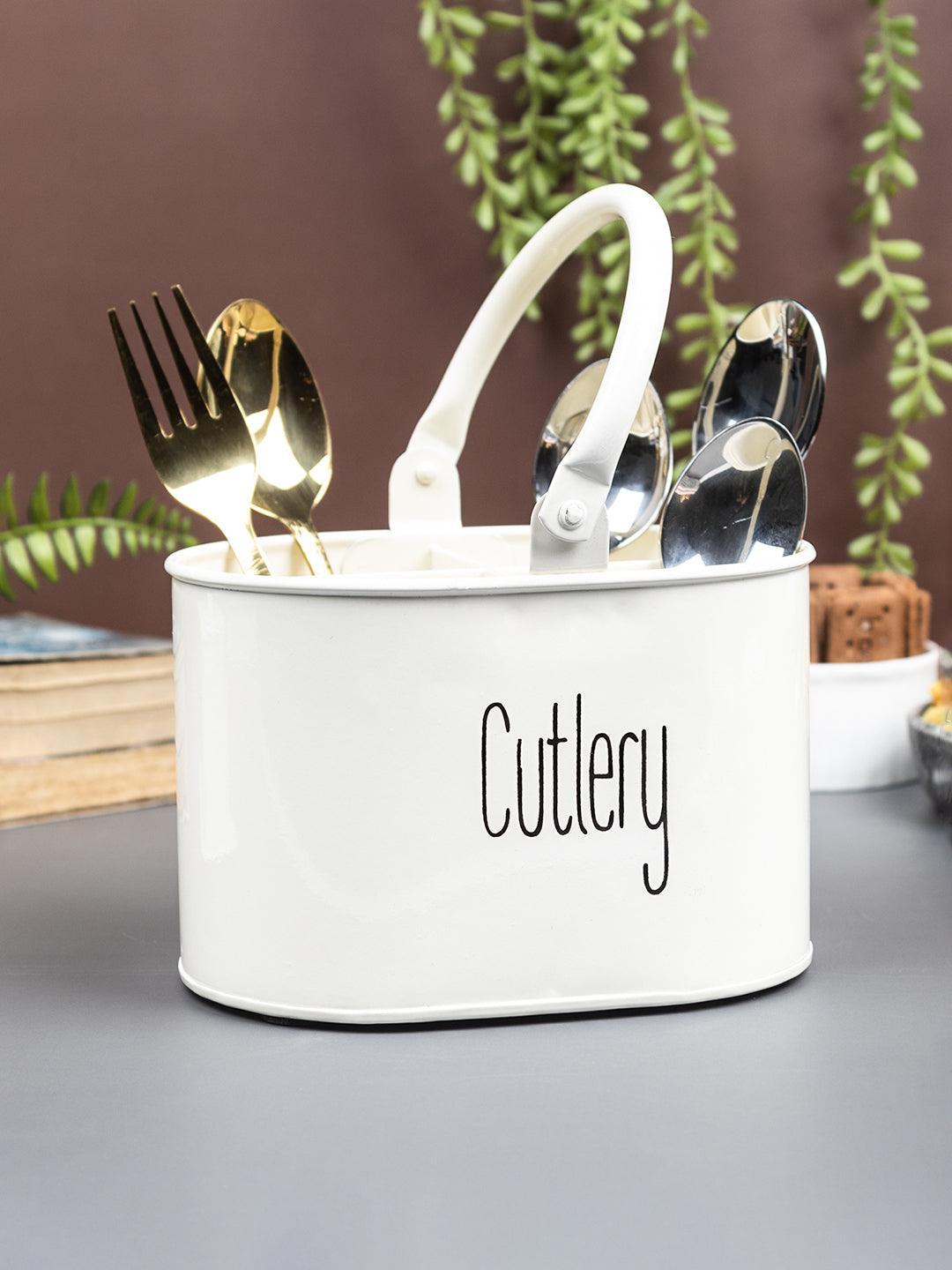 Off-White Cutlery Holder