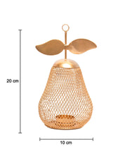 Golden Pear T-Light Holder