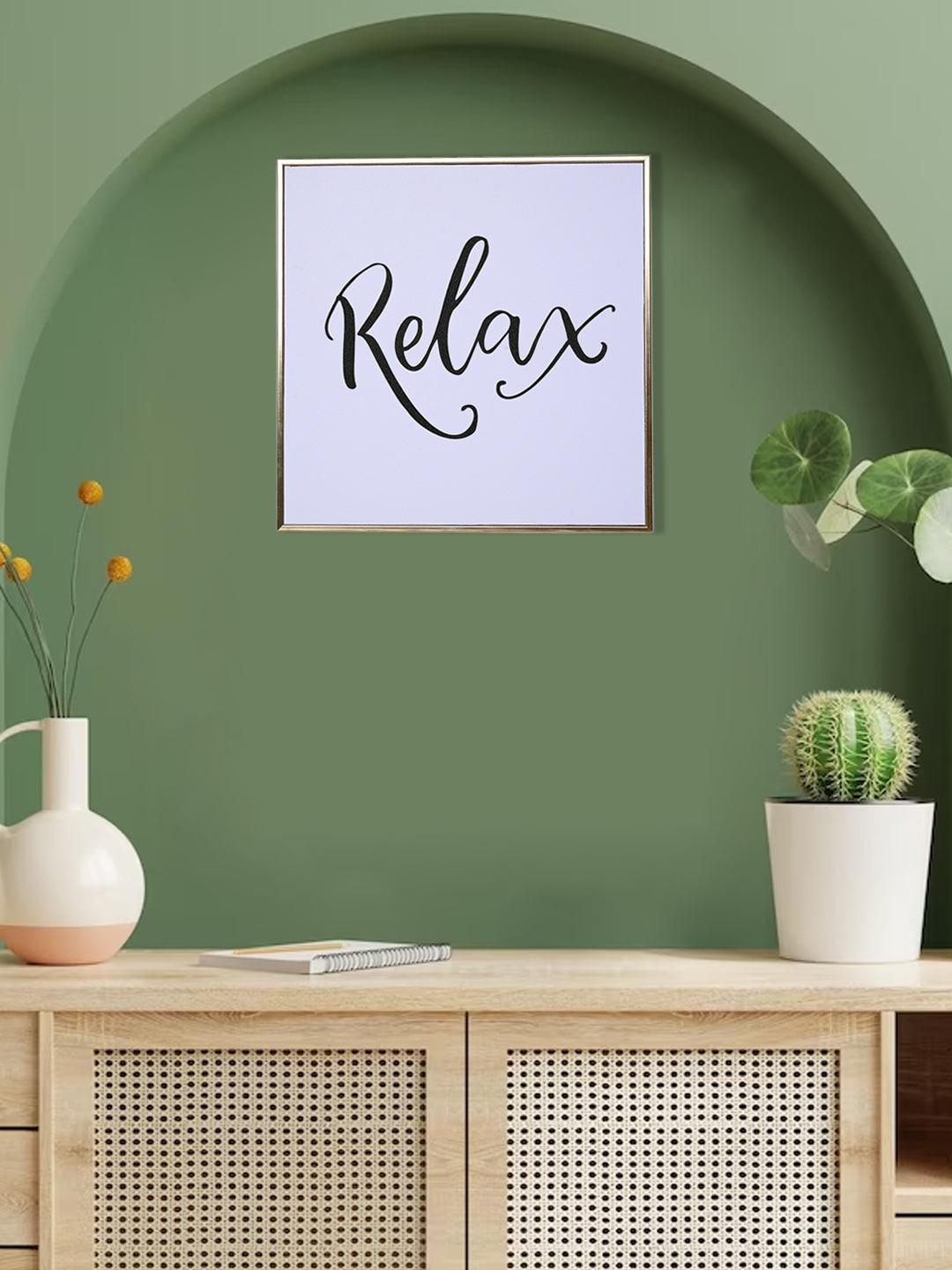 Relax Decorative Wall Plaque
